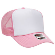 Foam Trucker - Baby Pink/White