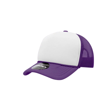 Youth Hat - Purple/White