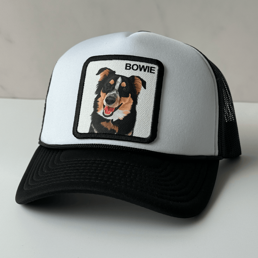 Youth Hat - Black/White