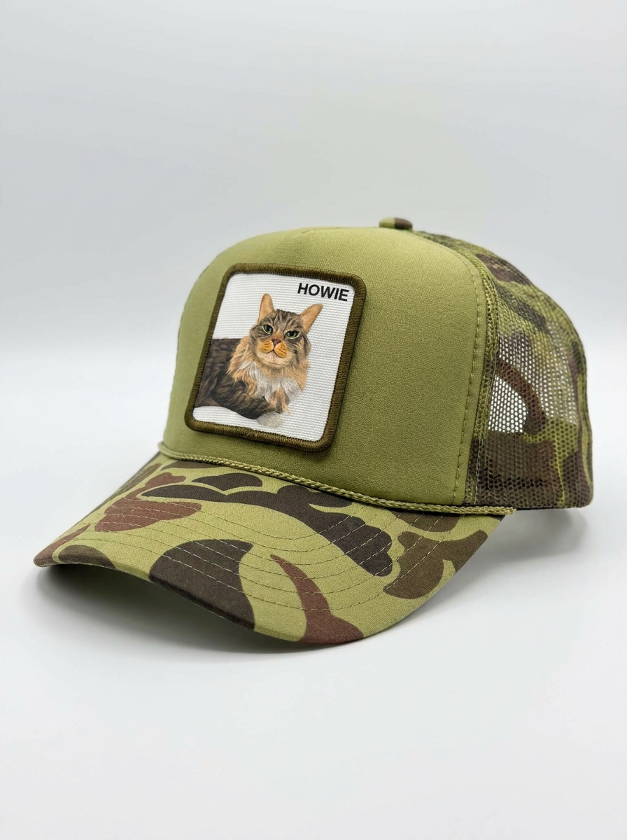 Foam Trucker - Green Camo