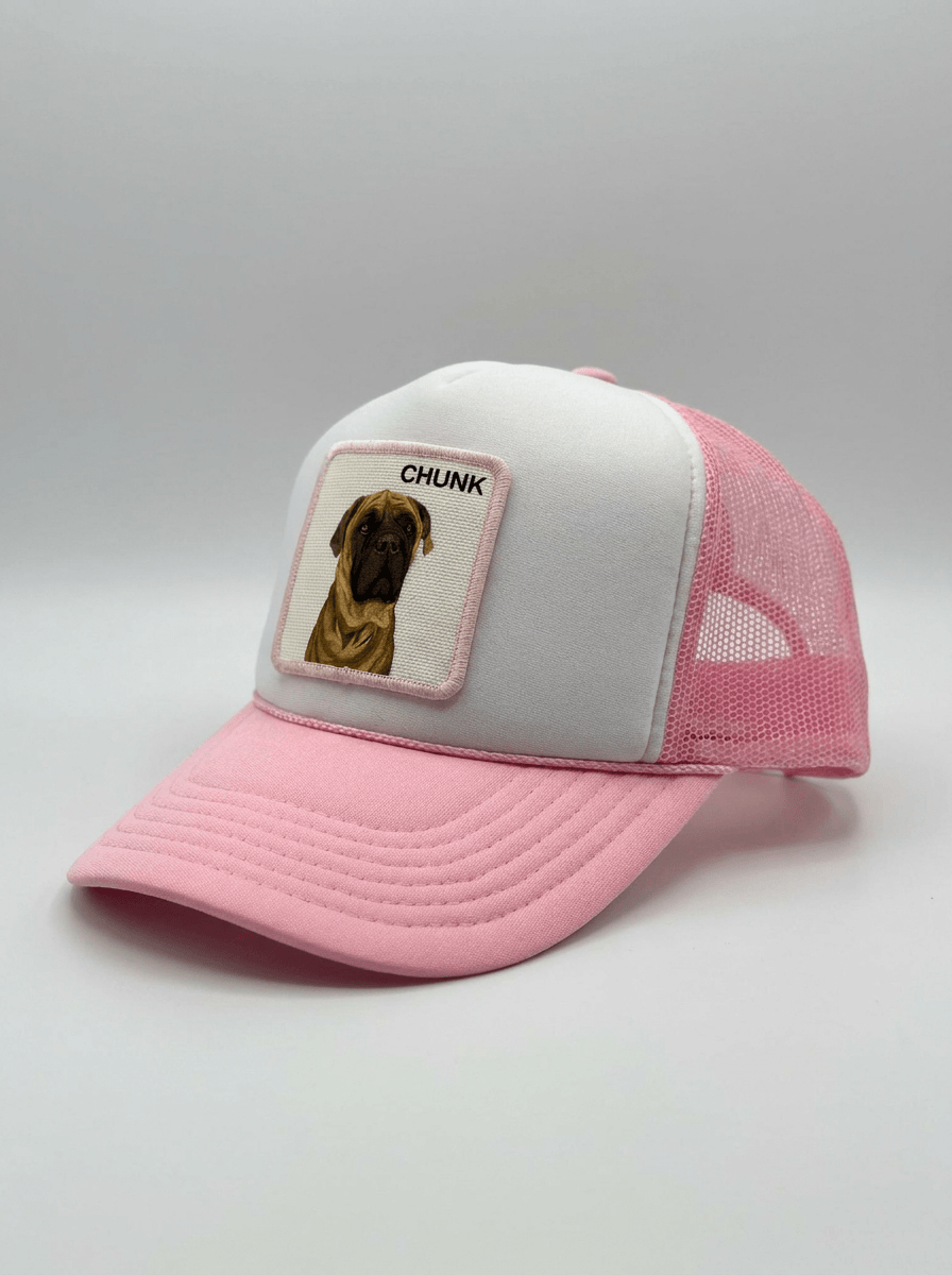 Foam Trucker - Baby Pink/White