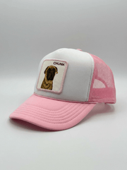 Foam Trucker - Baby Pink/White