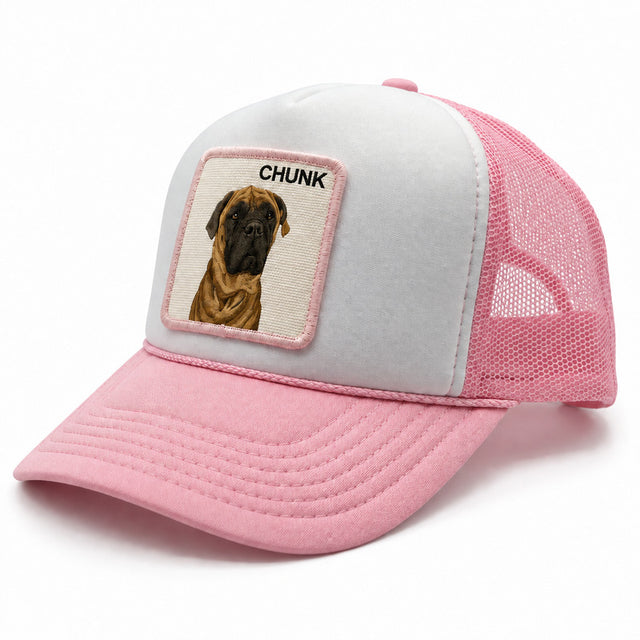 Foam Trucker - Baby Pink/White