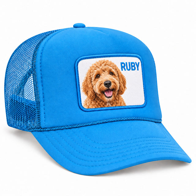 Foam Trucker - Neon Blue