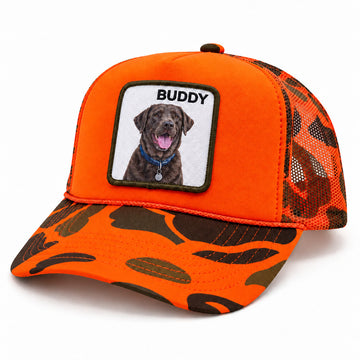 Foam Trucker - Orange Camo